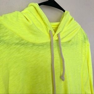 Bright Yellow American Eagle Hoodie